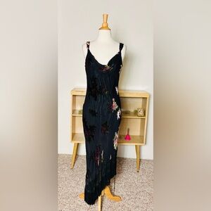 Vintage PAPELL BOUTIQUE Crushed Velvet Evening Dress, 12